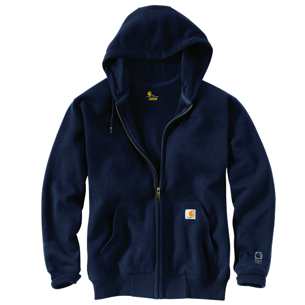 Carhartt Rain Defender® Loose Fit Heavyweight Full-Zip Sweatshirt - Image 7