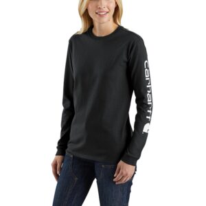 Carhartt Women's Dearborn Loose Long-Sleeve Logo T-Shirt
