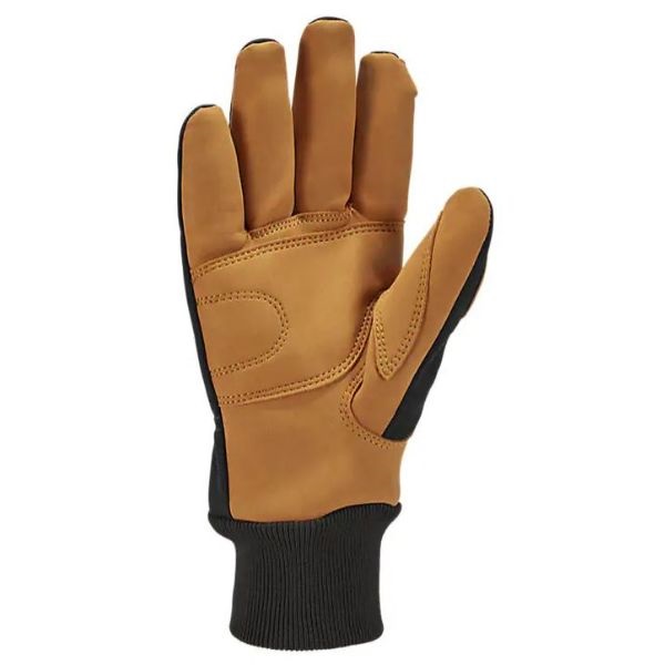 Carhartt Insulated Duck Synthetic Leather Knit Cuff Glove - Image 2
