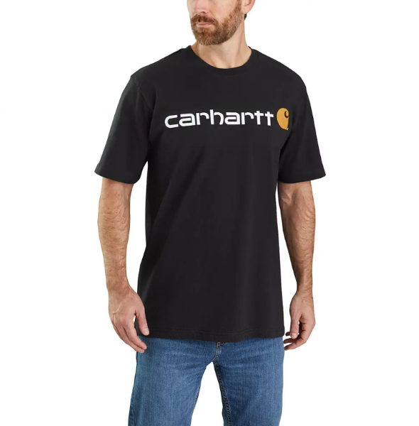 Carhartt Loose Fit Heavyweight Short-Sleeve Logo Graphic T-Shirt - Image 3