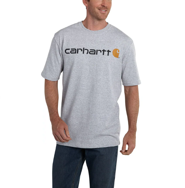 Carhartt Loose Fit Heavyweight Short-Sleeve Logo Graphic T-Shirt - Image 2