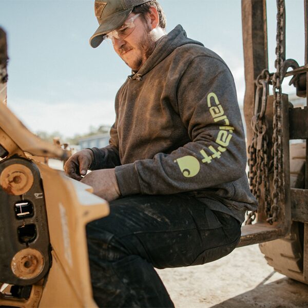 Carhartt Loose Fit Midweight Logo Sleeve Graphic Hoodie - Image 5
