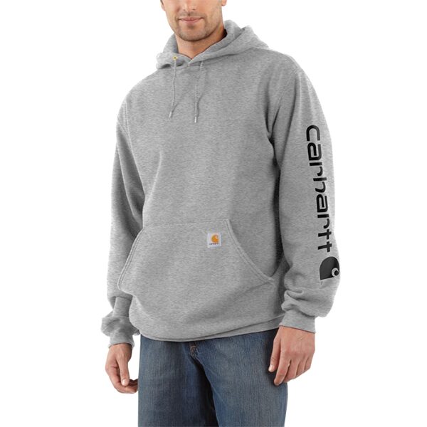 Carhartt Loose Fit Midweight Logo Sleeve Graphic Hoodie - Image 2