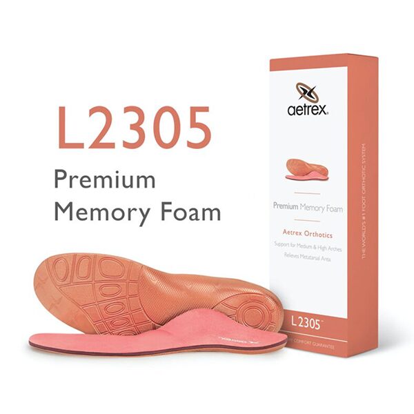 Aetrex Women's Premium Memory Foam Orthotics W/ Metatarsal Support - Image 6
