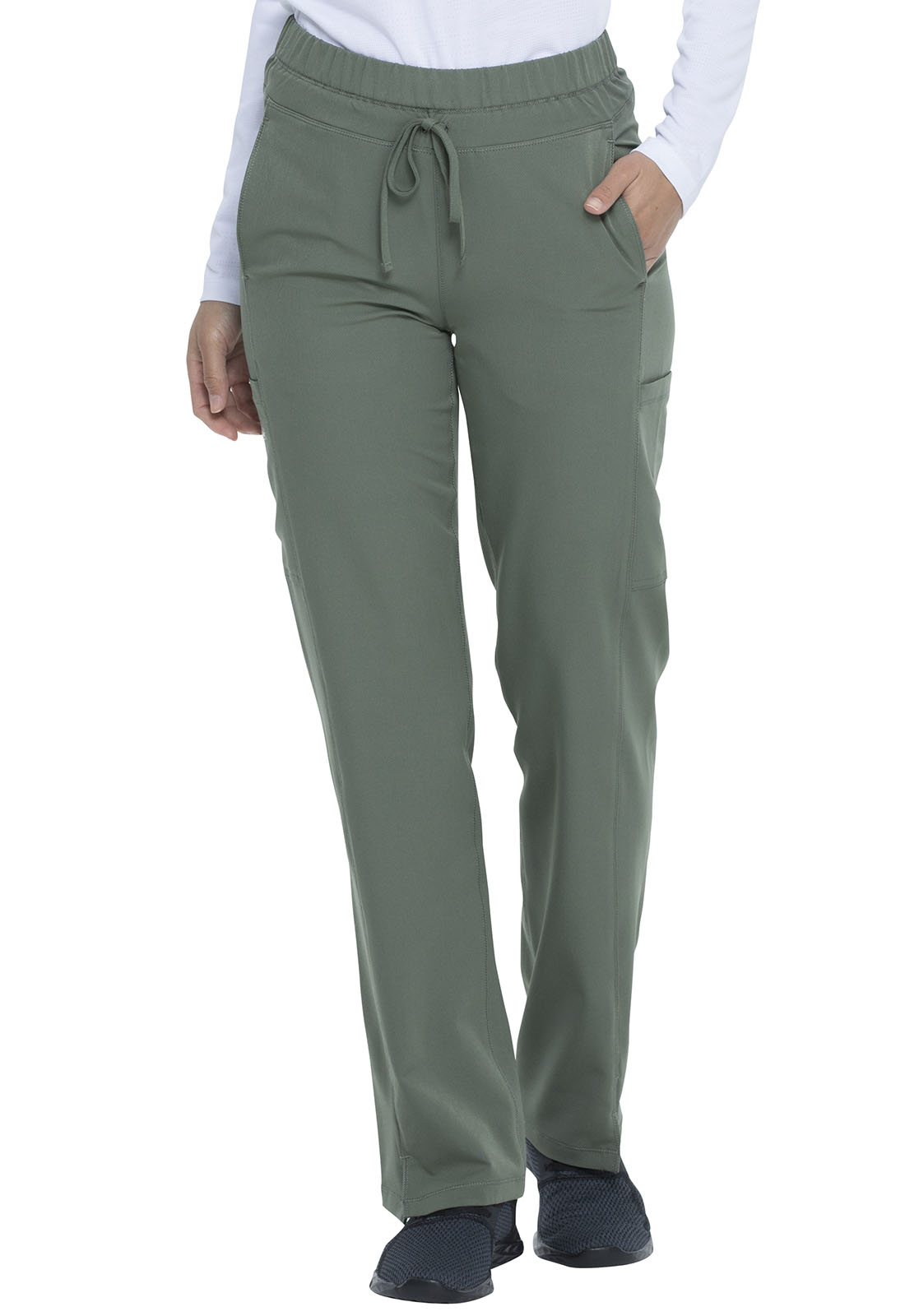 Dickies Dynamix Women's Drawstring Cargo Scrub Pant - Image 3