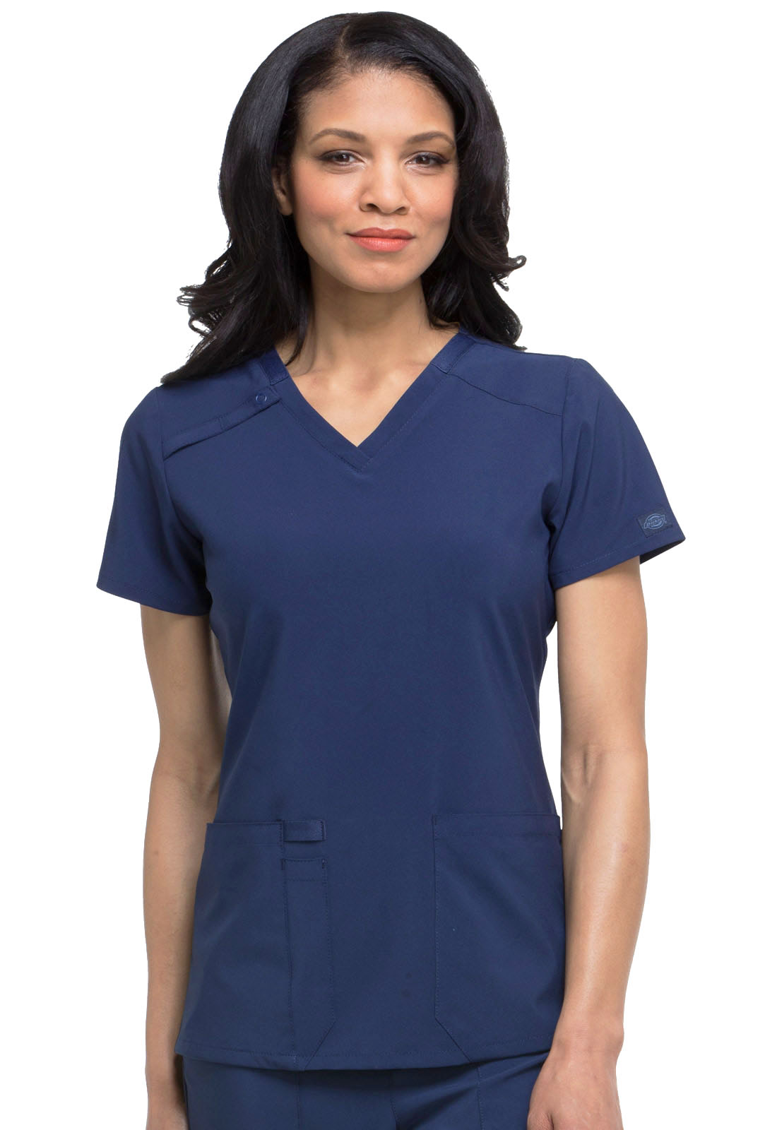 Dickies Women's V-Neck Solid Scrub Top - Image 2