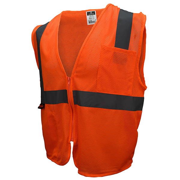 Radians Economy Safety Vest with Zipper Closure - Image 2