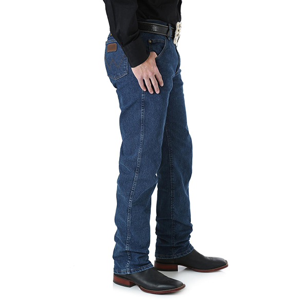 Wrangler Premium Performance Advanced Comfort Cowboy Cut® Regular Fit Jean in Mid Stone - Image 2