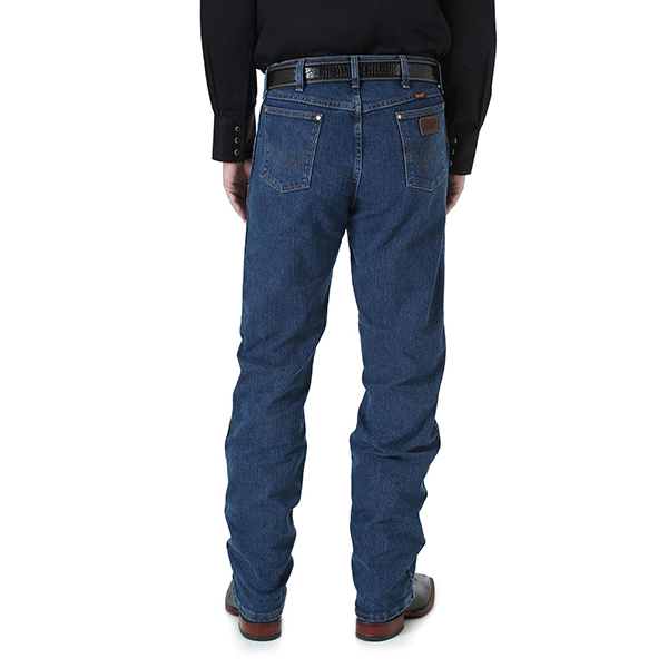 Wrangler Premium Performance Advanced Comfort Cowboy Cut® Regular Fit Jean in Mid Stone - Image 3