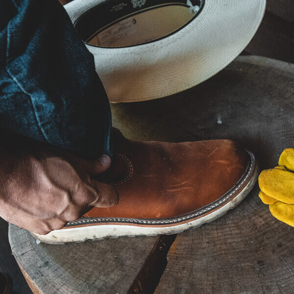 Thorogood American Heritage 11" Tobacco Pull-On Wellington MAXWear Wedge - Image 5