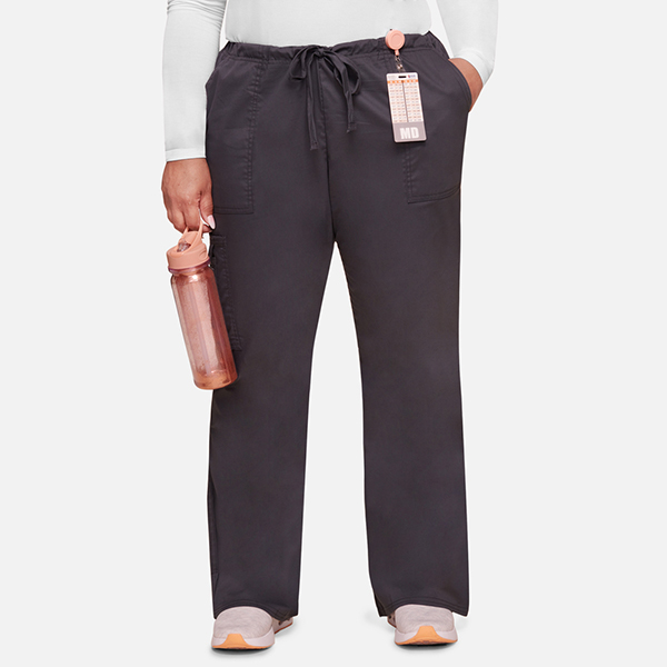 Cherokee Women's Flare Leg Drawstring Scrub Pant - Image 6