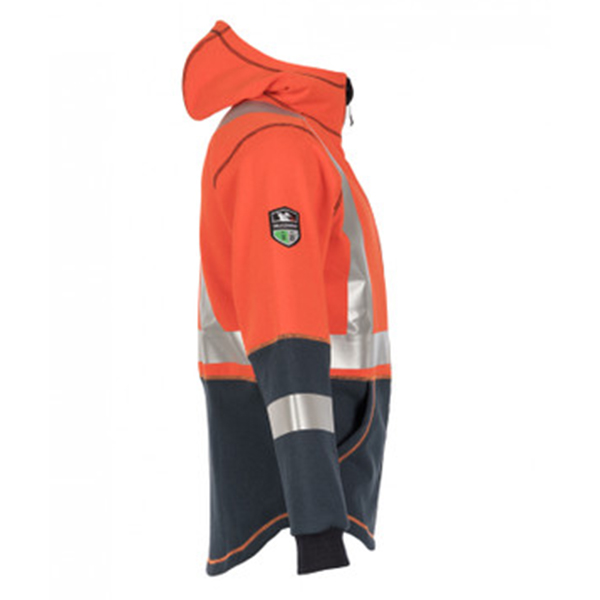 DragonWear Flame Resistant Elements Lightning Jacket (Hi-Vis Orange) - Image 7