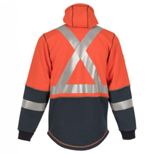 DragonWear Flame Resistant Elements Lightning Jacket (Hi-Vis Orange) - Image 8