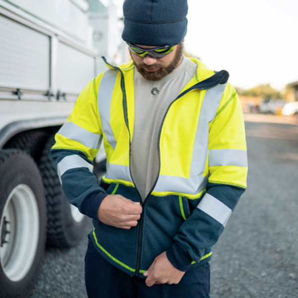 DragonWear Flame Resistant Elements Nova Jacket (Hi-Vis Yellow) - Image 10