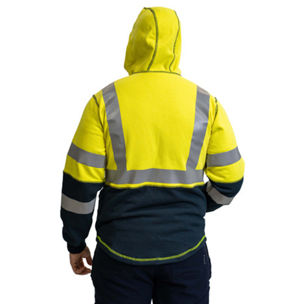 DragonWear Flame Resistant Elements Nova Jacket (Hi-Vis Yellow) - Image 3