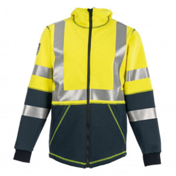 DragonWear Flame Resistant Elements Nova Jacket (Hi-Vis Yellow) - Image 6