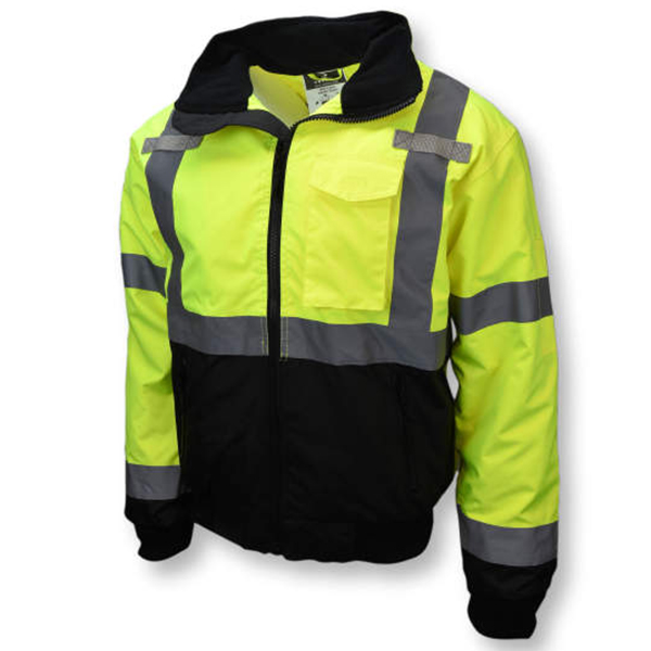 Radians Class 3 Two-in-One High Visibility Bomber Safety Jacket
