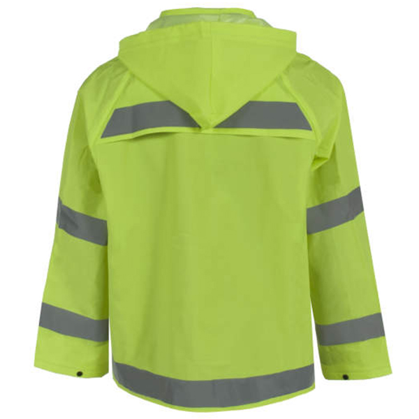 Radians Neese Econo-Viz Jacket with Snap-On Hood and Reflective Tape - Image 2