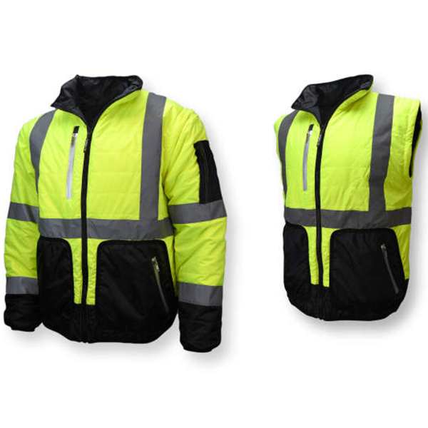 Radians Quilted Reversible Jacket with Zip-Off Sleeves - Image 6