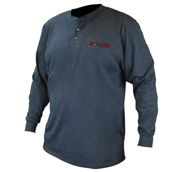 Radians VolCore® Long Sleeve Cotton Henley FR Shirt - Image 3
