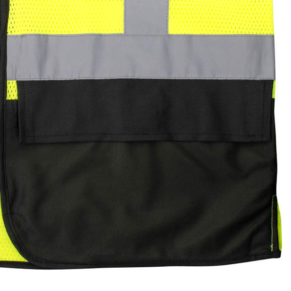 Radians RadWear Black Bottom Self-Extinguishing Surveyor's Vest - Image 14