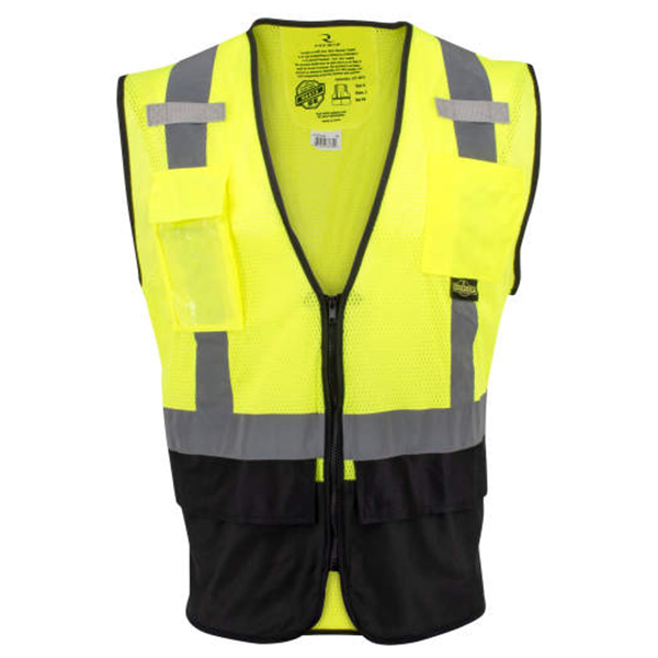 Radians RadWear Black Bottom Self-Extinguishing Surveyor's Vest - Image 2