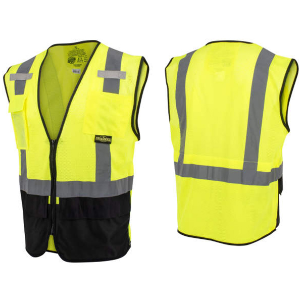 Radians RadWear Black Bottom Self-Extinguishing Surveyor's Vest - Image 5