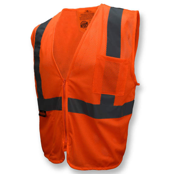 Radians RadWear Economy Self Extinguishing Safety Vest With Zipper - Image 2