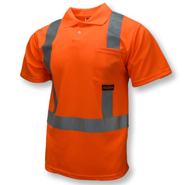 Radians RadWear High Visibility Safety Short Sleeve Polo - Image 2