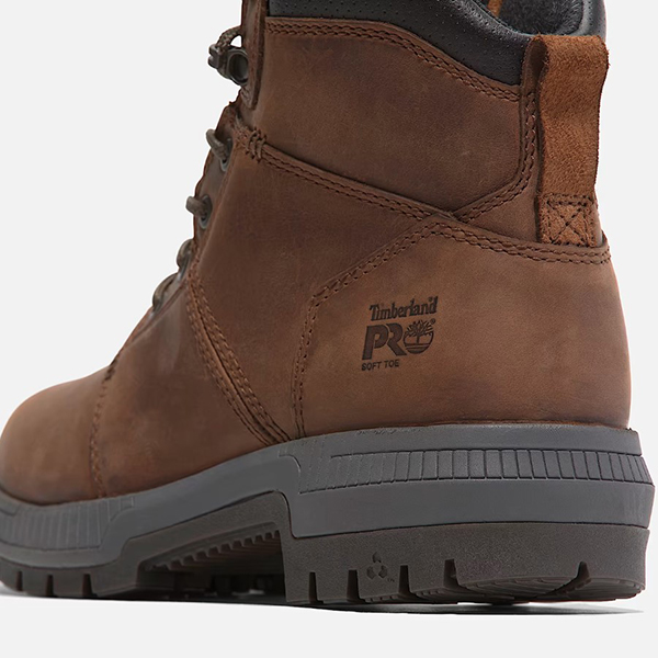 Timberland Montauk 6" Soft Toe Brown Work Boot - Image 6