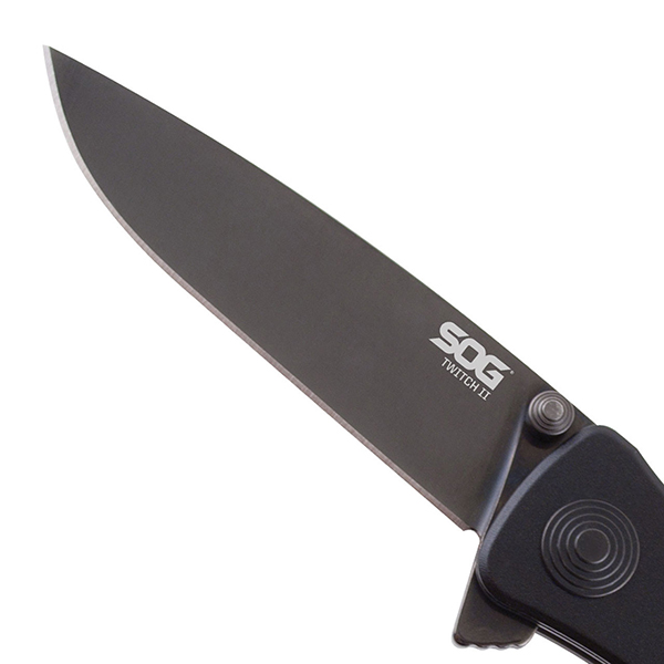SOG Twitch II Folding Knife (Black) - Image 9