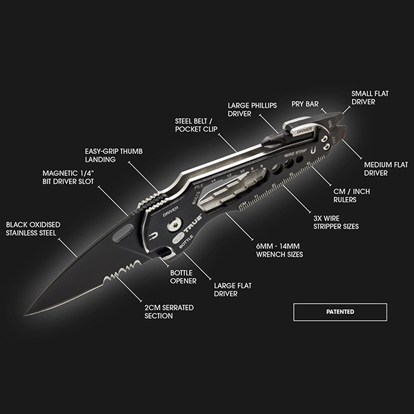 True Utility SmartKnife+ Pocket Knife - Image 7