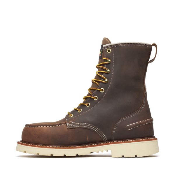 Thorogood 1957 Series - Waterpoof 8" Crazy Horse Steel Moc Toe 90 - Image 4