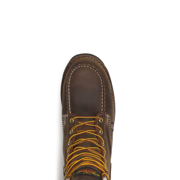 Thorogood 1957 Series - Waterproof Safety Toe - 8" Crazy Horse Moc Toe - MAXWear90 - Image 4