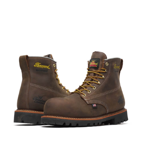 Thorogood American Legacy Series - Waterproof - 6" Crazyhorse Nano Toe - Image 3