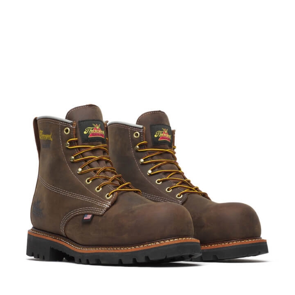 Thorogood American Legacy Series - Waterproof - 6" Crazyhorse Nano Toe