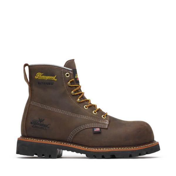 Thorogood American Legacy Series - Waterproof - 6" Crazyhorse Nano Toe - Image 2
