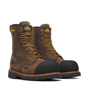 Thorogood Hammerhead - 8" Crazy Horse Nano Toe - Black MAXWear 90 Outsole