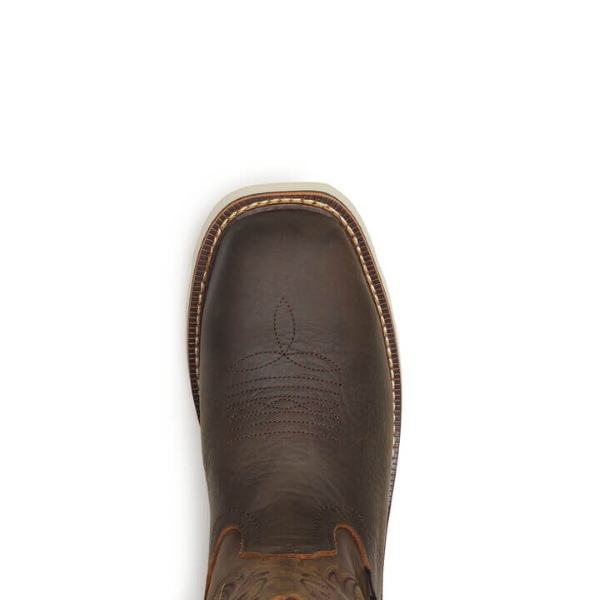 Thorogood Square Toe Wellington - Pebble Bottom/Crazy Horse Upper - 11" Safety Toe - Image 4
