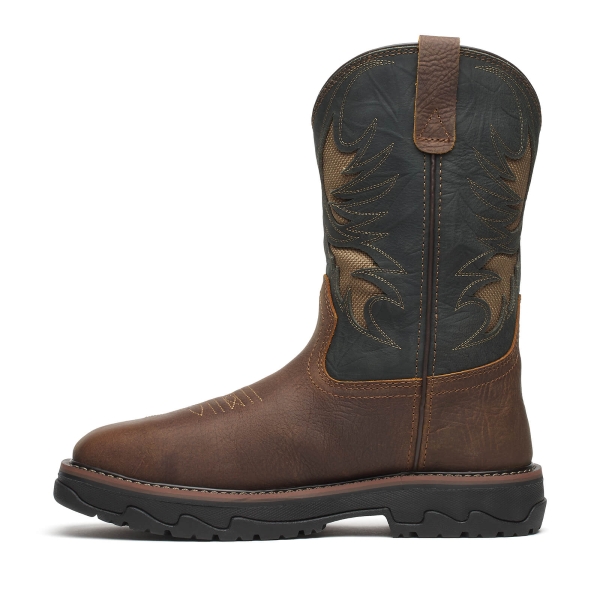 Thorogood Buffalo Ridge - 11" Brown/Cobalt Nano Square Toe - Image 4