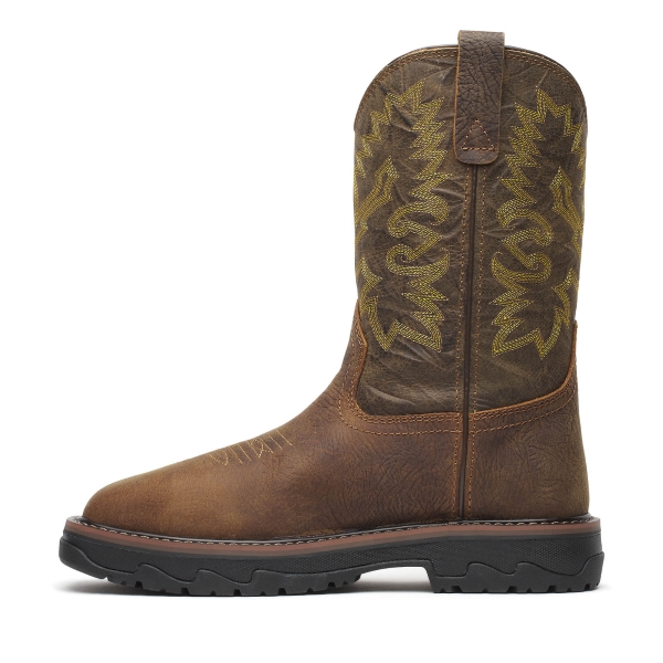 Thorogood Buffalo Ridge - Waterpoof 11" Brown/Sage Nano Square Toe - Image 4