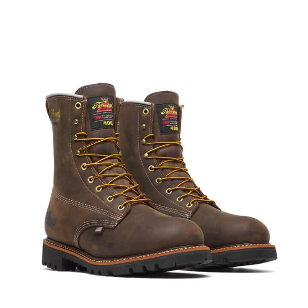 Thorogood American Legacy - Waterproof + Insulated - 8" Crazy Horse