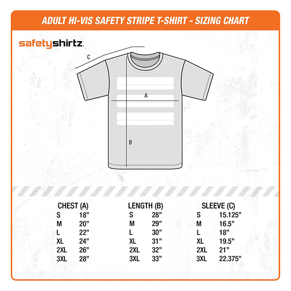 SafetyShirtz Tropic Heat Hi-Vis Safety Stripe Tee - Yellow/Orange - Image 3