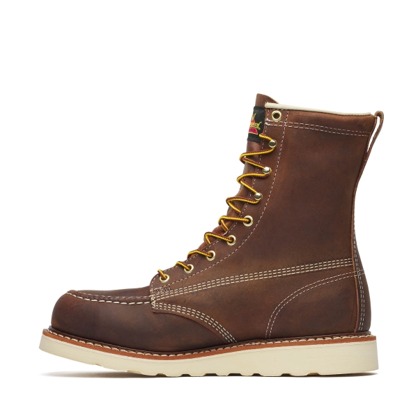 Thorogood American Heritage - 8" Trail Crazy Horse Safety Toe - Moc Toe MAXWear Wedge - Image 4