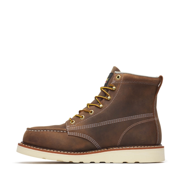 Thorogood American Heritage - 6" Steel Toe Trail Crazy Horse Moc Toe - MaxWear Wedge - Image 4