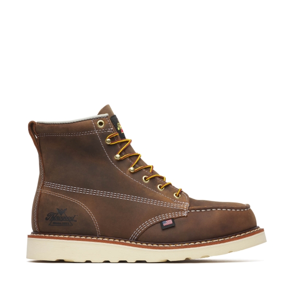 Thorogood American Heritage - 6" Steel Toe Trail Crazy Horse Moc Toe - MaxWear Wedge - Image 2