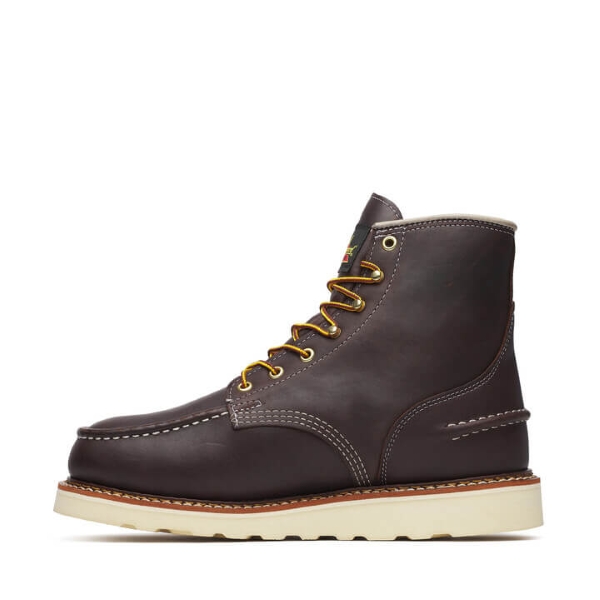 Thorogood 1957 Series - Waterproof - 6" Briar Pitstop Moc Toe - MAXwear Wedge - Image 4