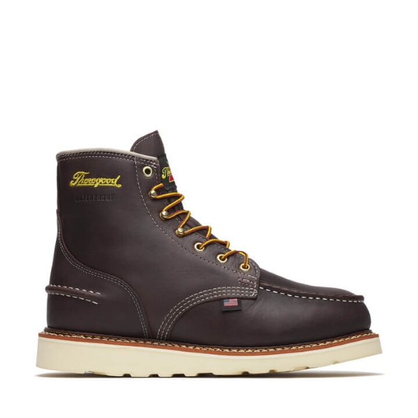 Thorogood 1957 Series - Waterproof - 6" Briar Pitstop Moc Toe - MAXwear Wedge - Image 2