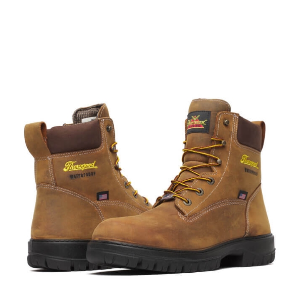 Thorogood Genesis Series - 6" Chestnut - Waterproof - Image 3
