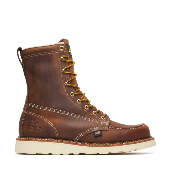 Thorogood American Heritage - 8" Trail Crazy Horse Moc Toe - MAXWear Wedge - Image 2